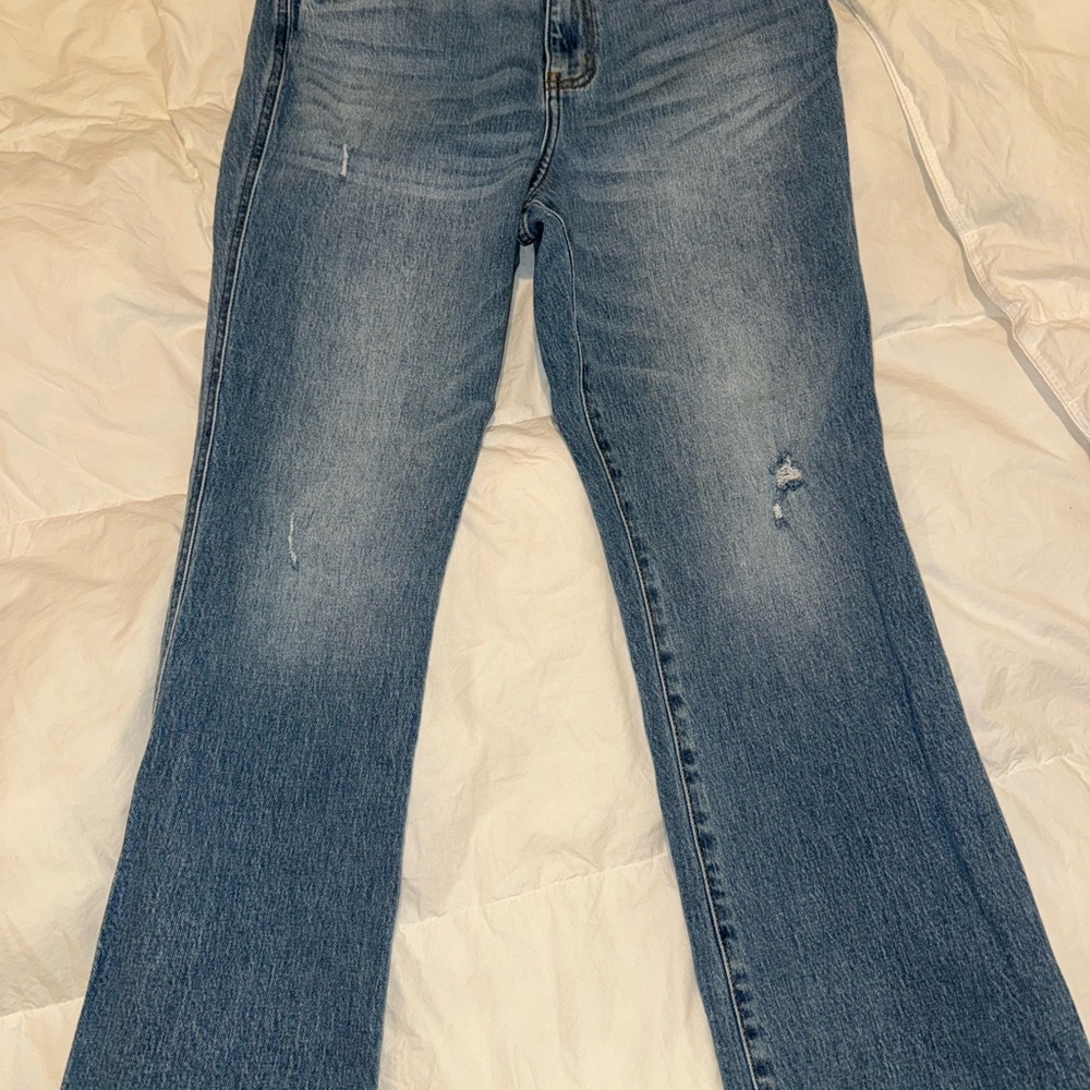 Stylish Blue Flare Jeans for Women